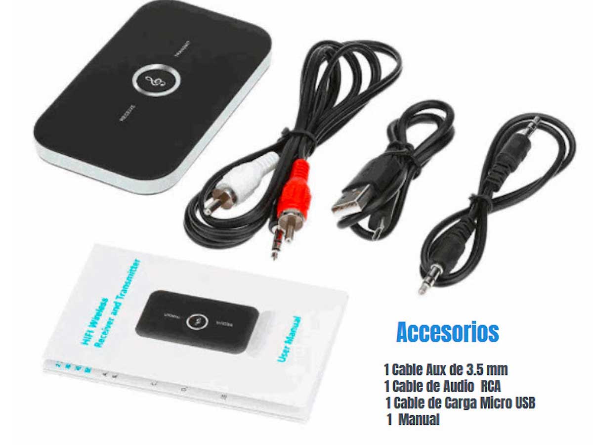 2 en 1 Transmisor Receptor Bluetooth 5.0