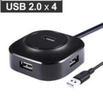 Hub 2.0 (concentrador) de 4 Puertos USB