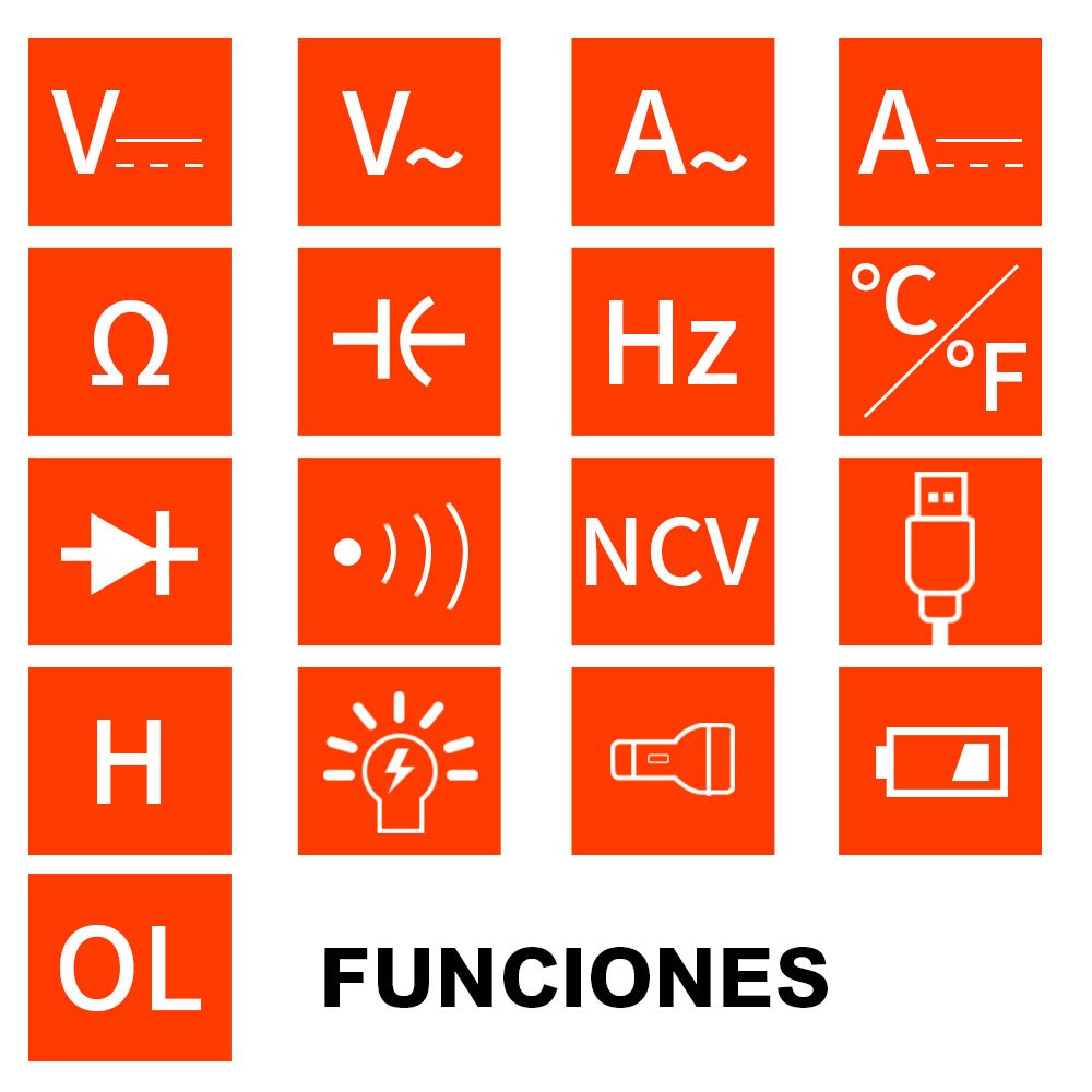 Multímetro Digital Recargable (tipo Power Bank) - Imagen 5