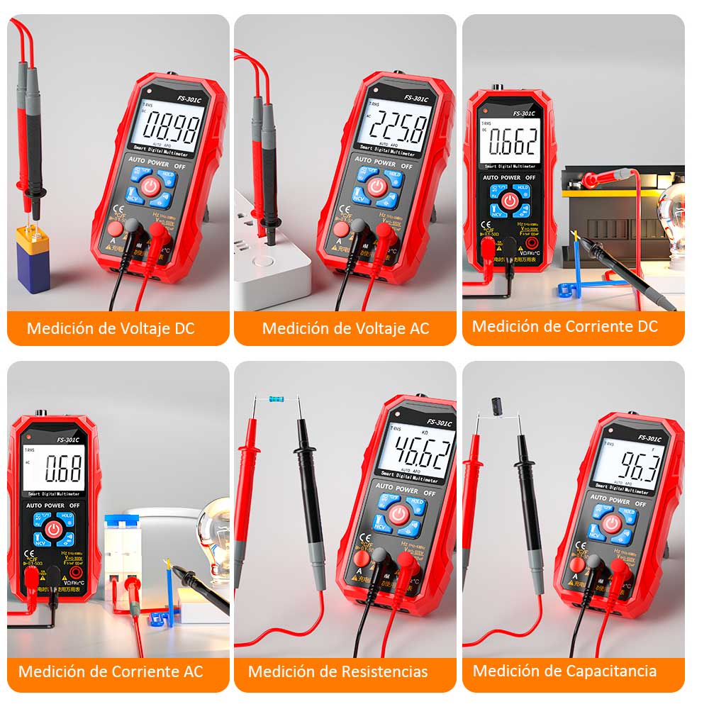 Multímetro Digital Recargable (tipo Power Bank) - Imagen 2