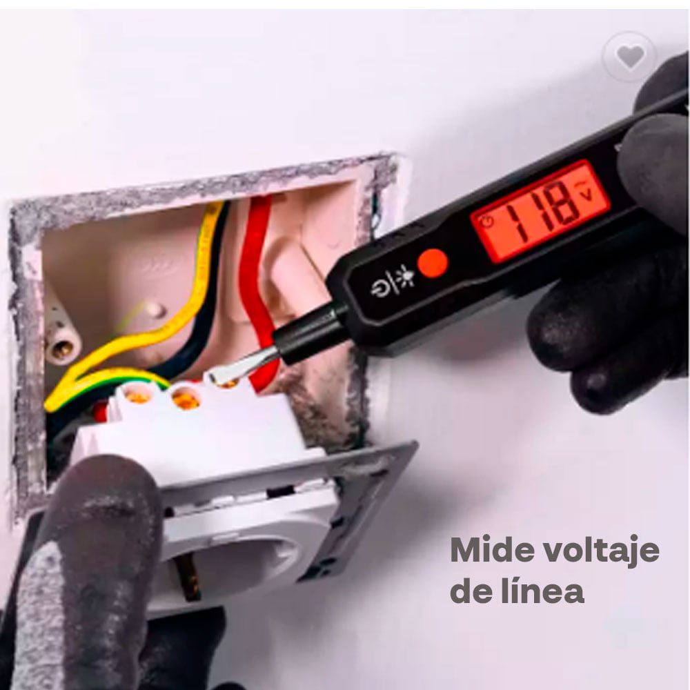 Kaiweets VT500. Detector de voltaje sin contacto de 12 a 300VAC - Imagen 4