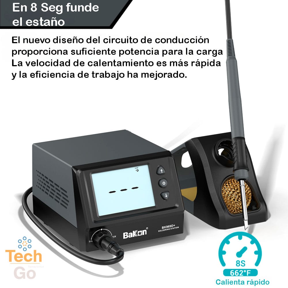 Estación de Soldar Profesional Bakon BK969D Plus - Imagen 4